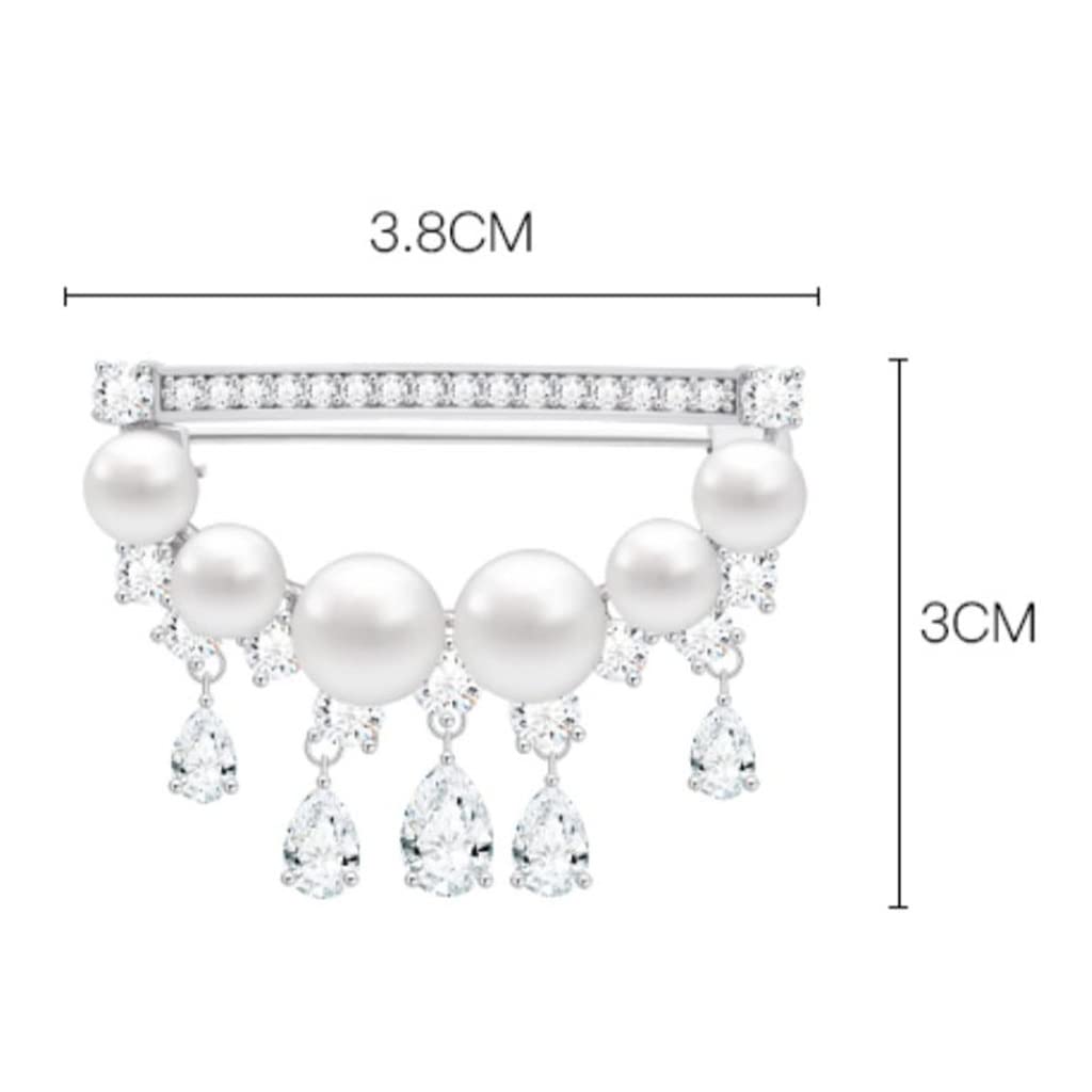 Pearl Tassel Brooch