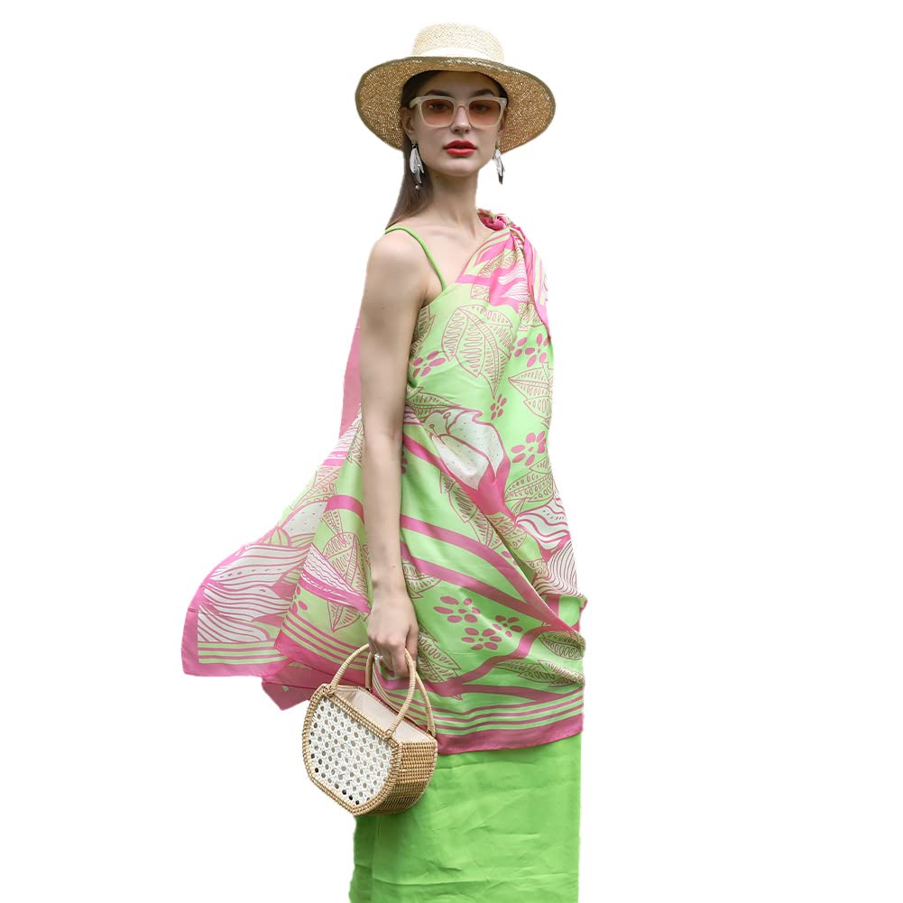 Mulberry Silk Floral Shawl