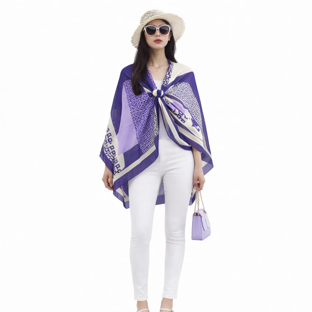 Mulberry Silk Floral Shawl