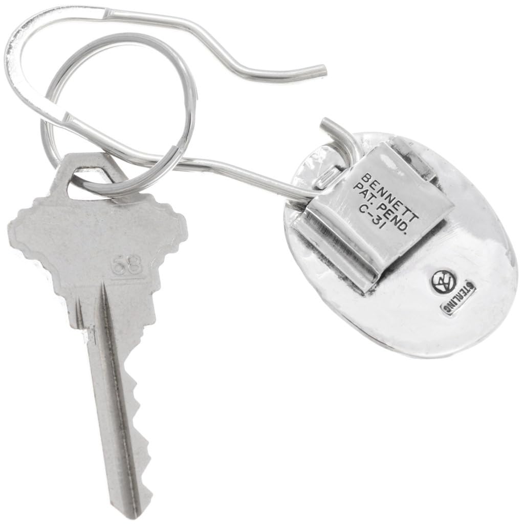 Turquoise Sterling Silver Key Ring