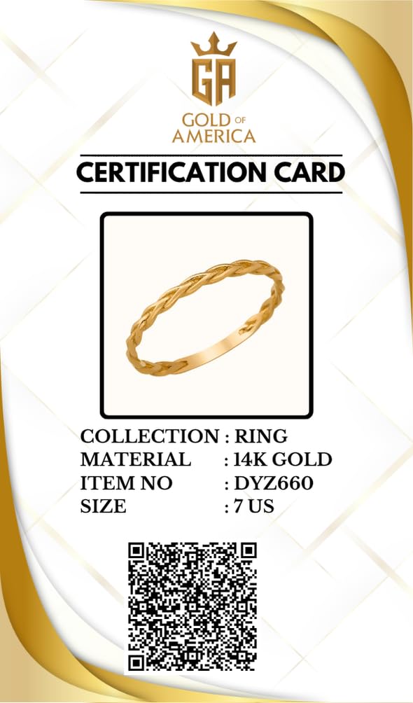 14K Gold Braided Ring