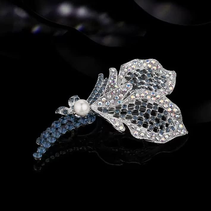 Crystal Scarf Brooch