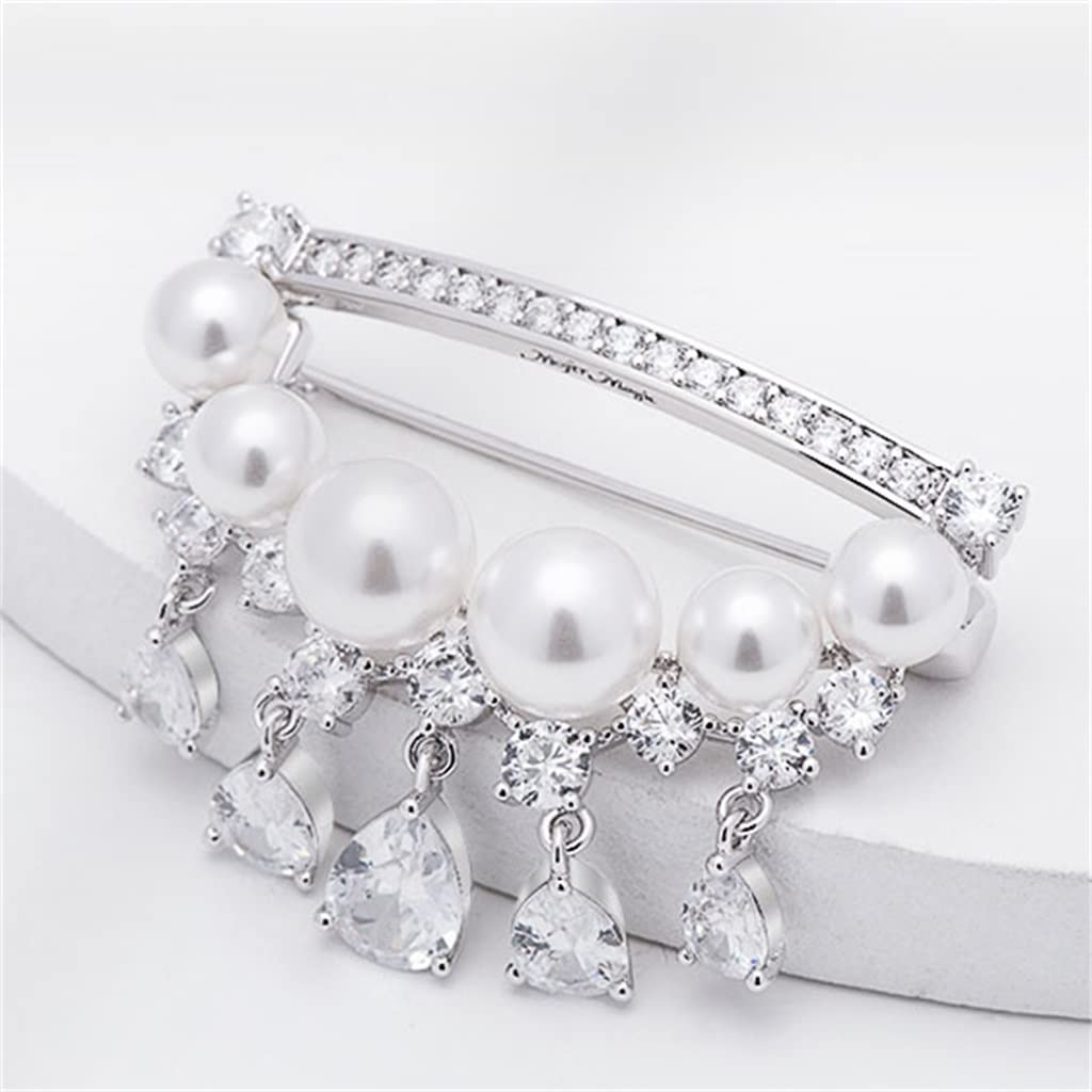 Pearl Tassel Brooch