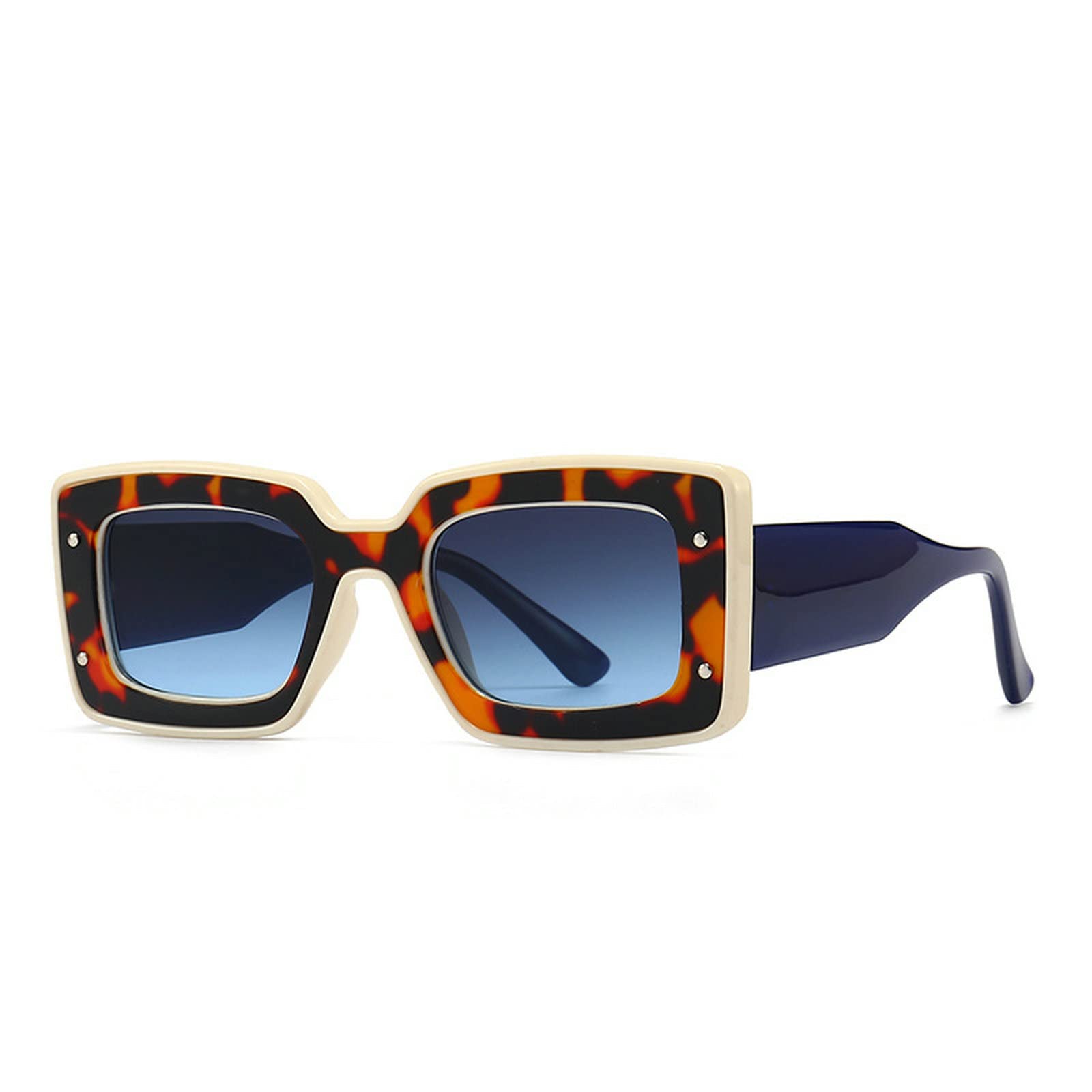 Square Rivet Sunglasses