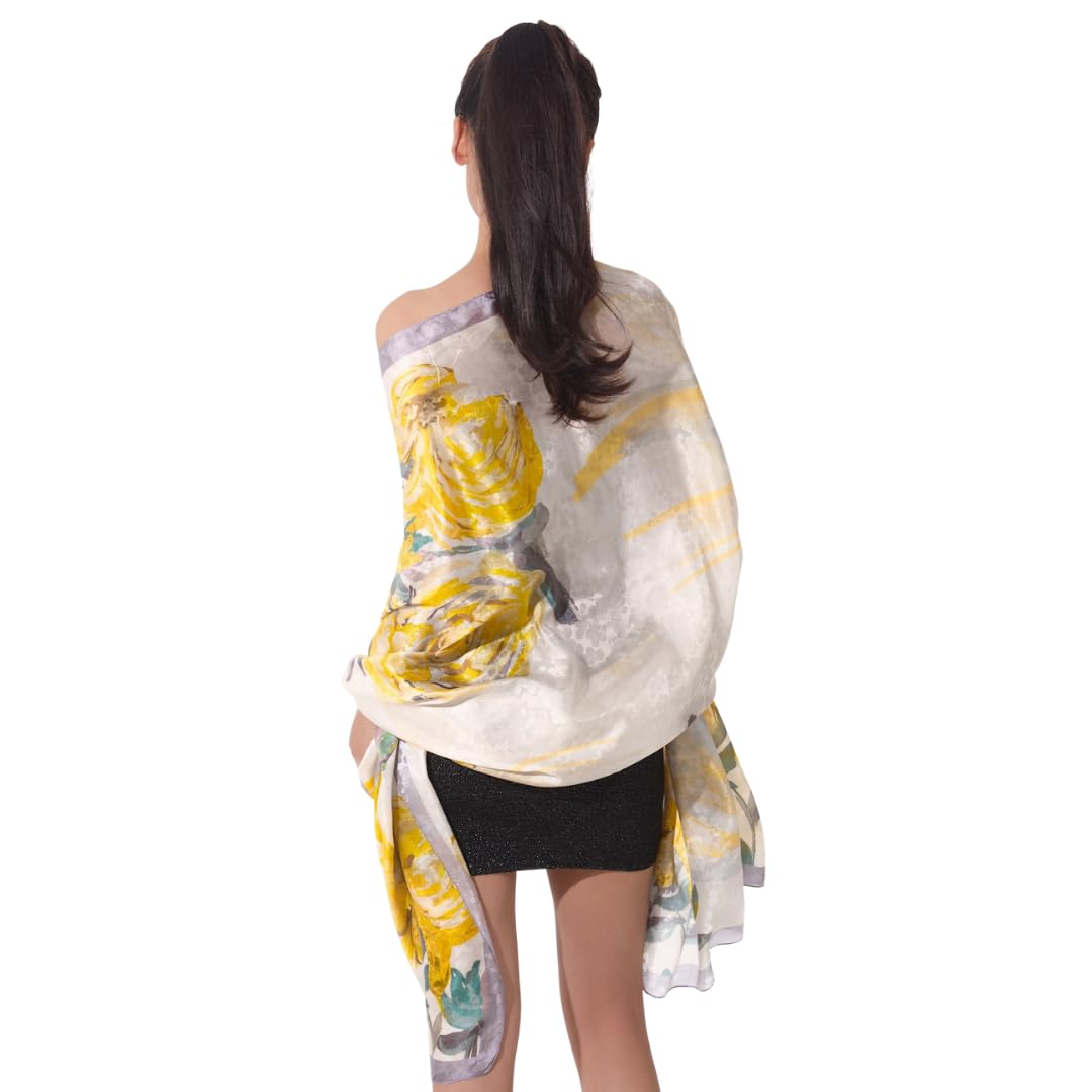 Oversized Mulberry Silk Shawl