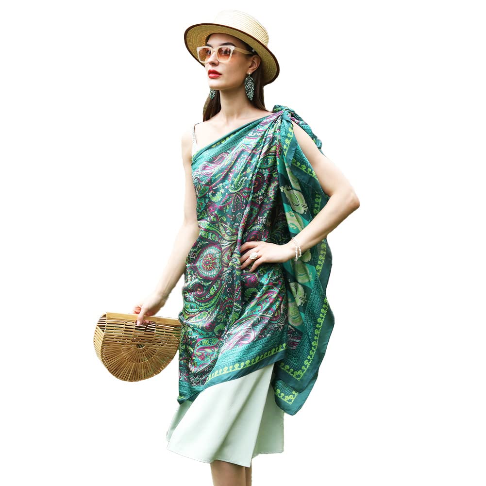 Mulberry Silk Floral Shawl