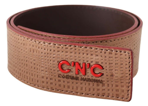 Beige Leather Belt