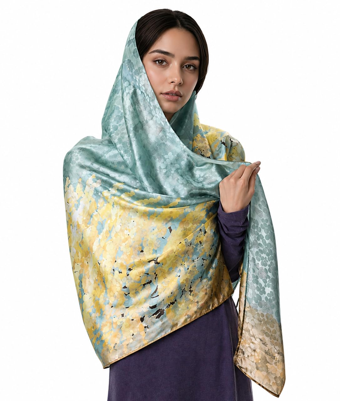 Oversized Mulberry Silk Shawl