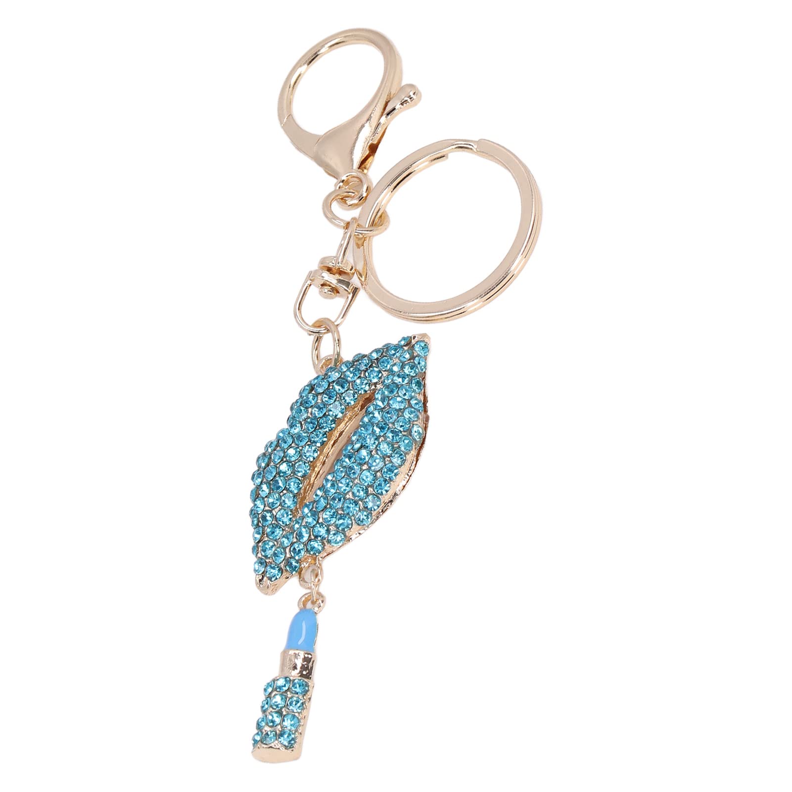 Rhinestone Lip Keychain