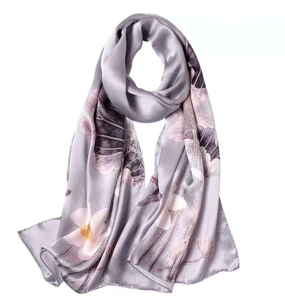 Mulberry Silk Long Scarf