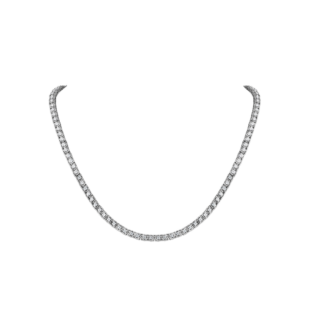 Lab Grown Diamond Tennis Necklace