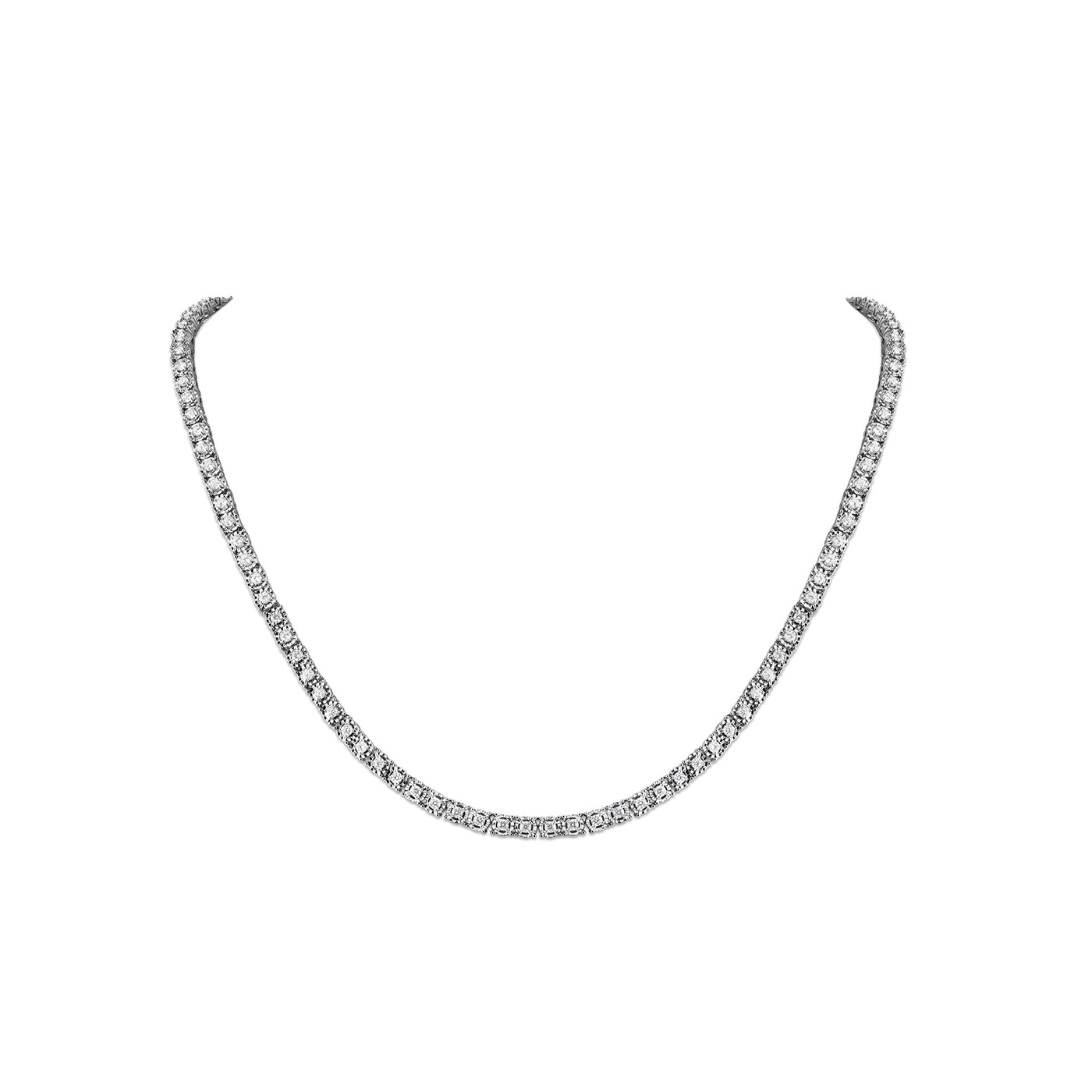 Lab Grown Diamond Tennis Necklace