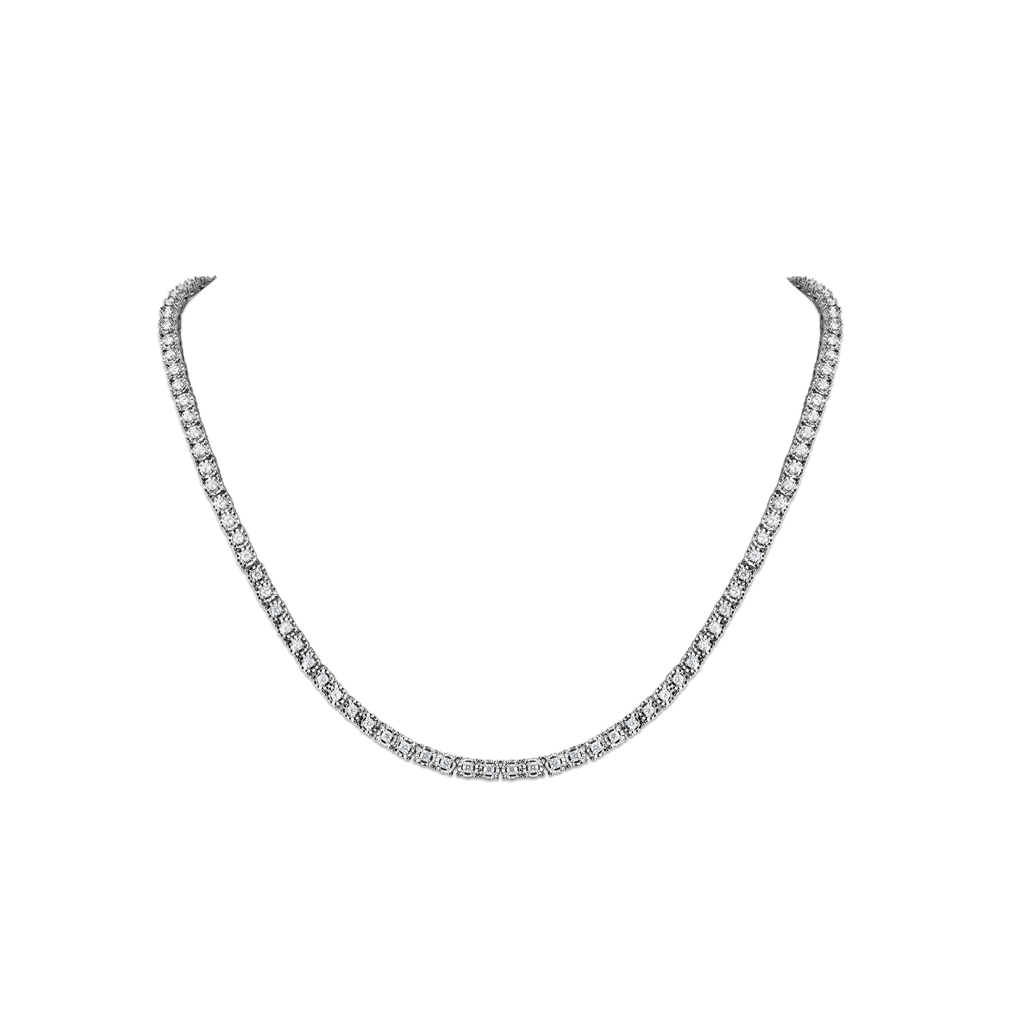 Lab Grown Diamond Tennis Necklace