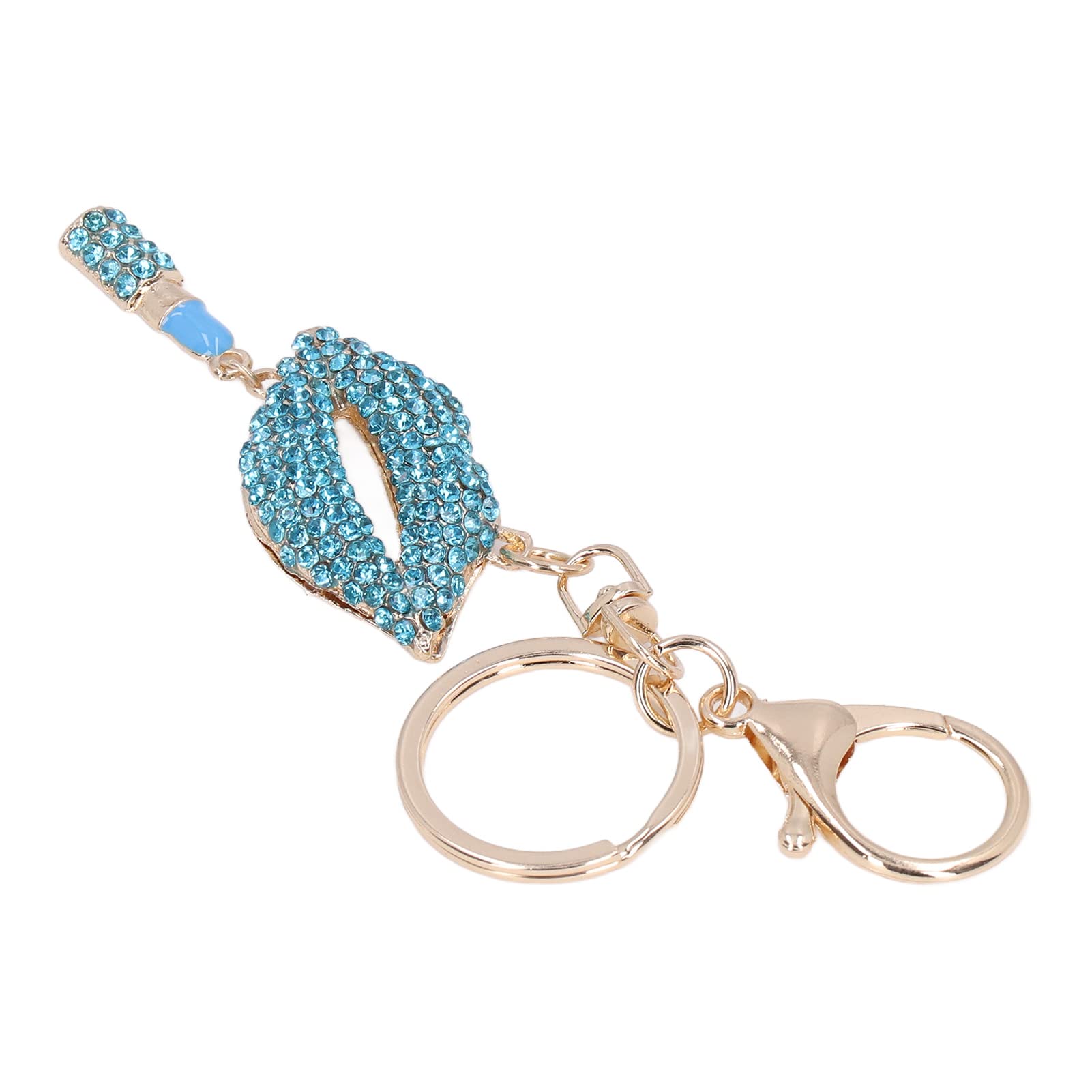Rhinestone Lip Keychain