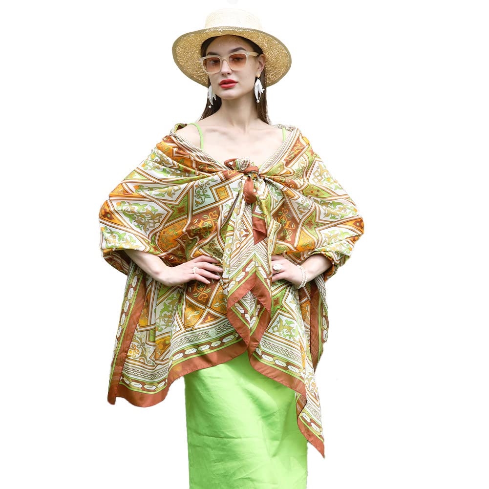 Mulberry Silk Floral Shawl
