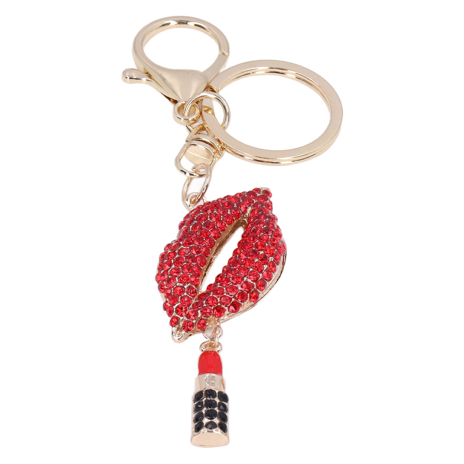 Rhinestone Lip Keychain