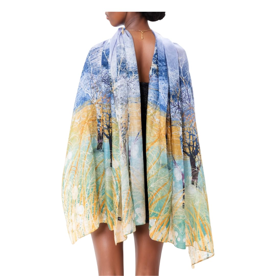Oversized Mulberry Silk Shawl