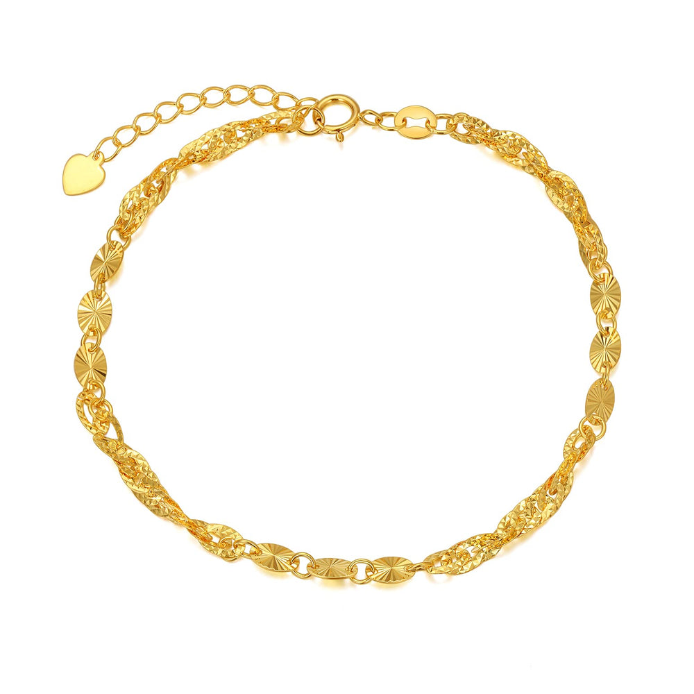 18K Gold Link Bracelet