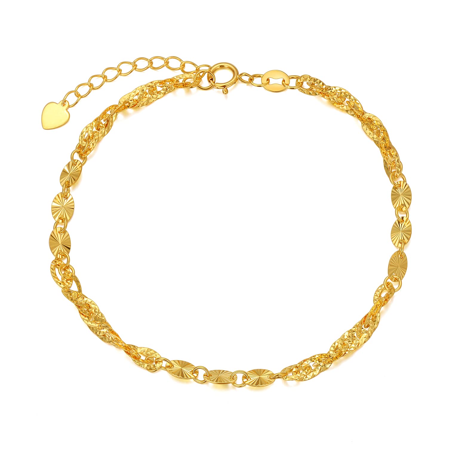 18K Gold Link Bracelet