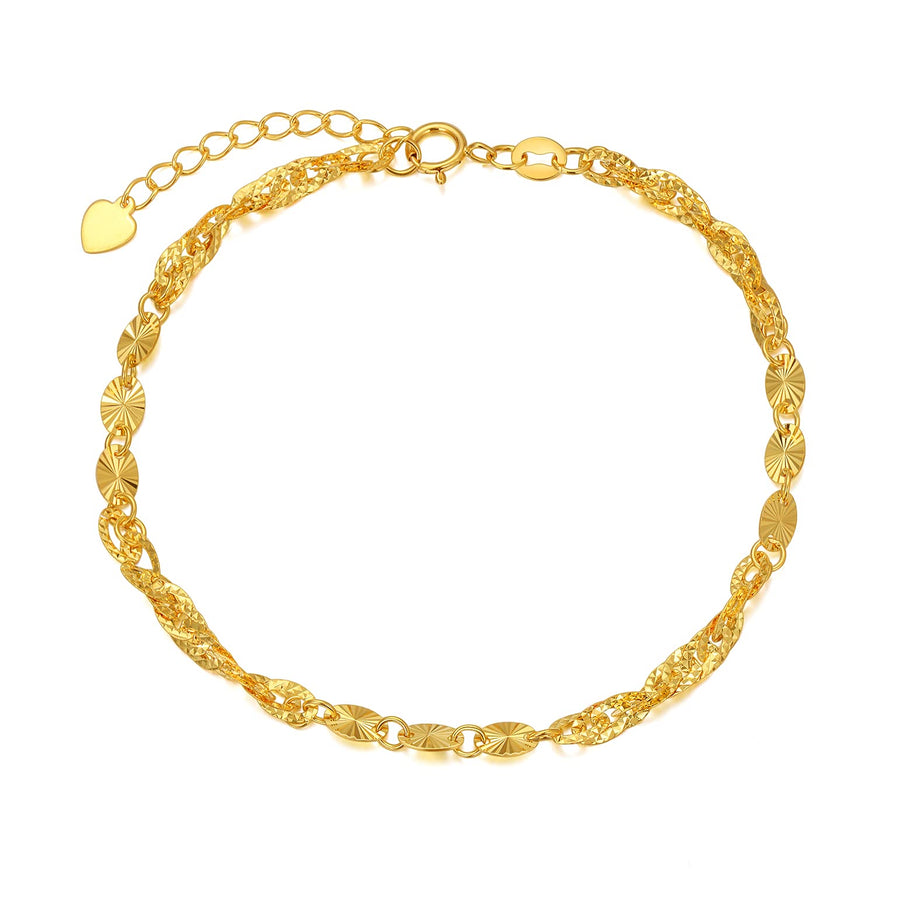 18K Gold Link Bracelet