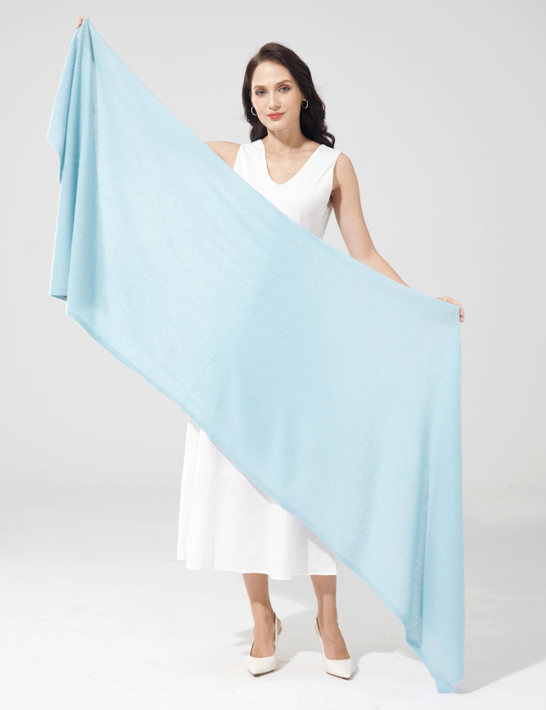 Cashmere Knit Shawl