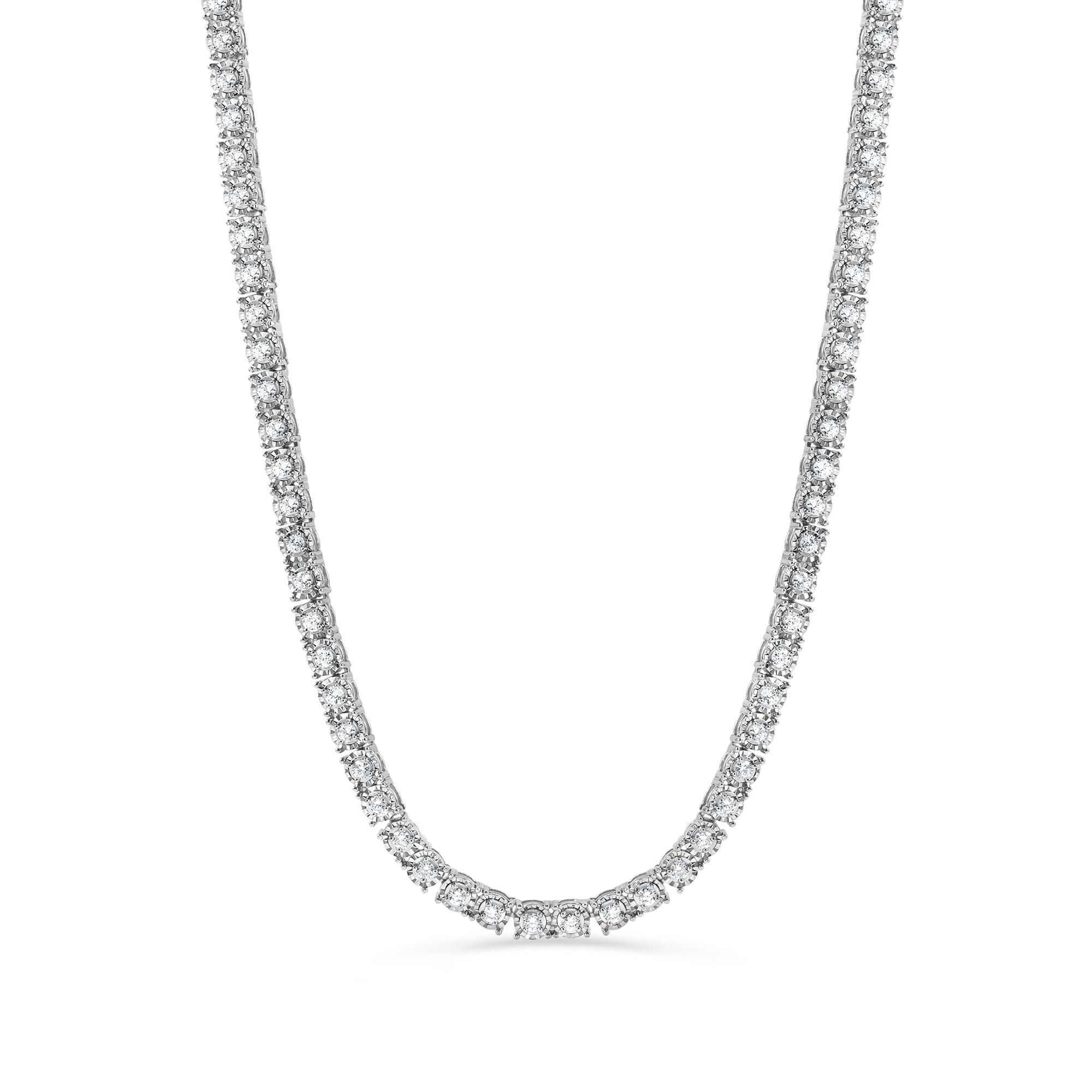 Lab Grown Diamond Tennis Necklace