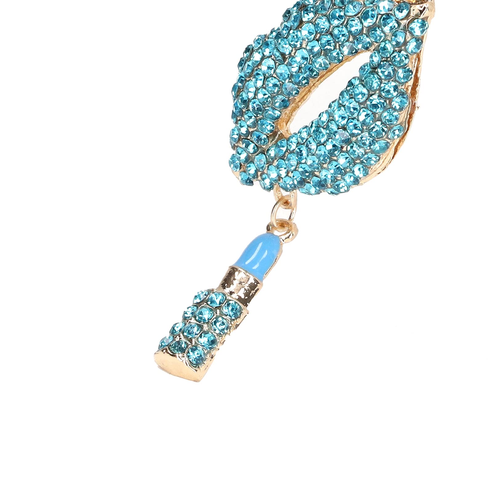 Rhinestone Lip Keychain