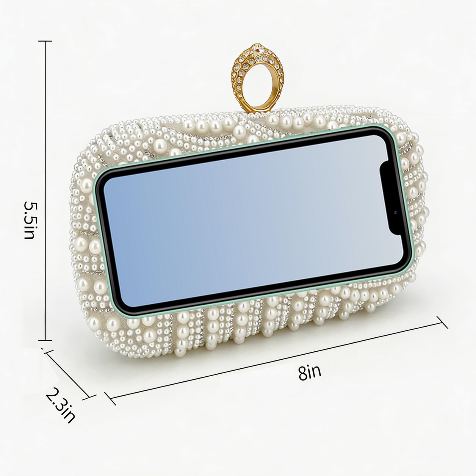 Pearl Evening Clutch Bag