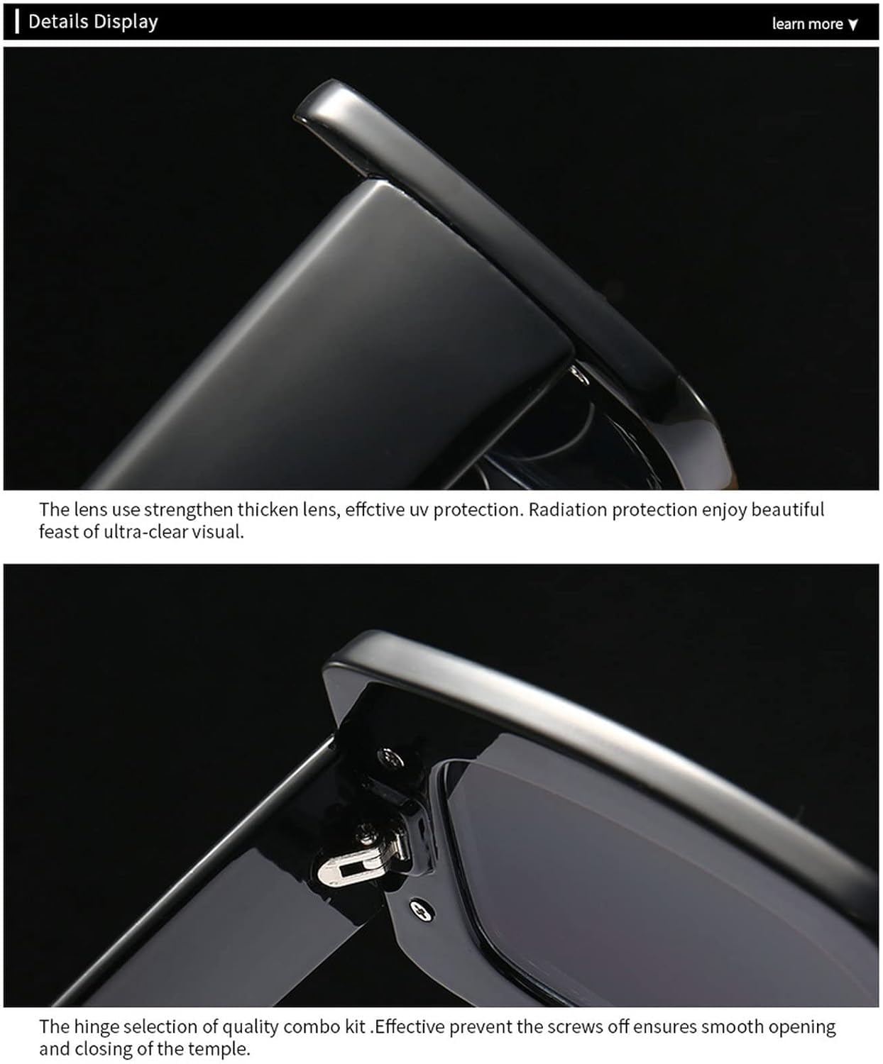 Square Rivet Sunglasses