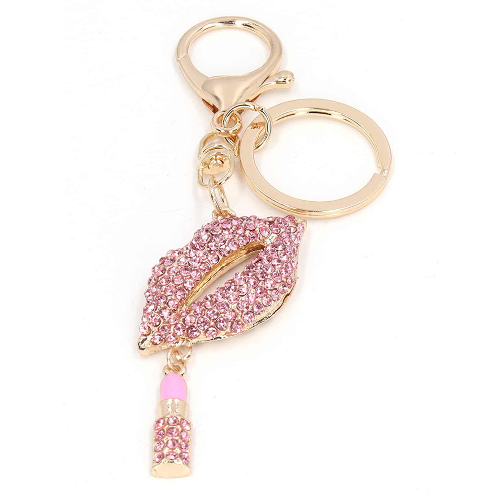 Rhinestone Lip Keychain