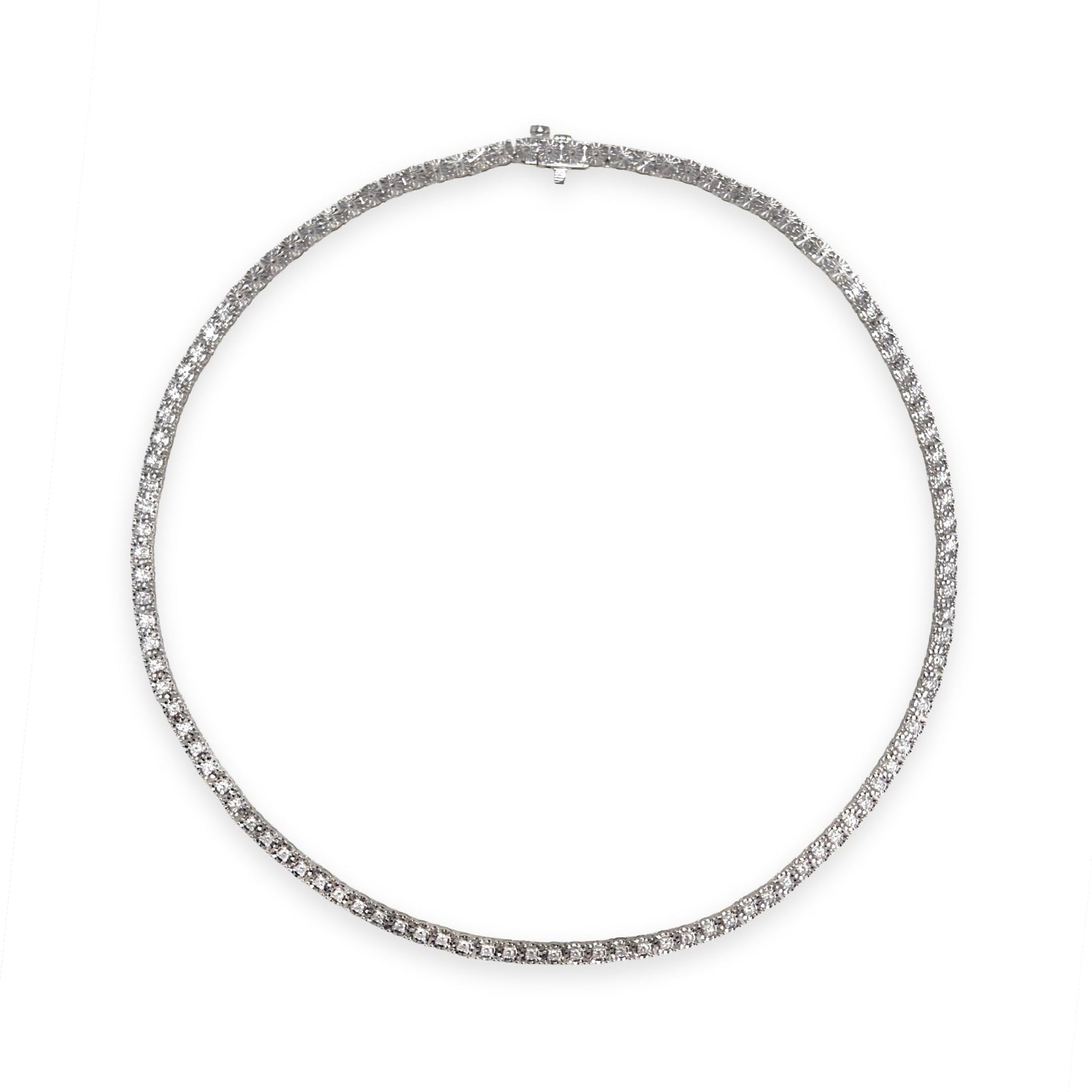 Lab Grown Diamond Tennis Necklace
