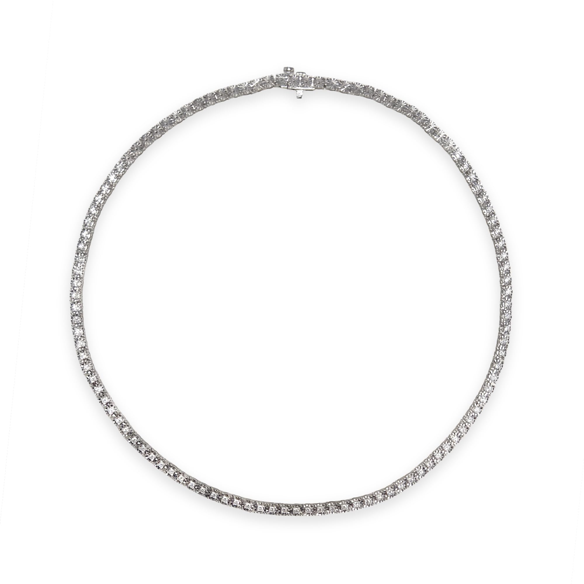Lab Grown Diamond Tennis Necklace