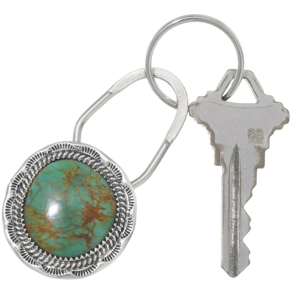 Turquoise Sterling Silver Key Ring