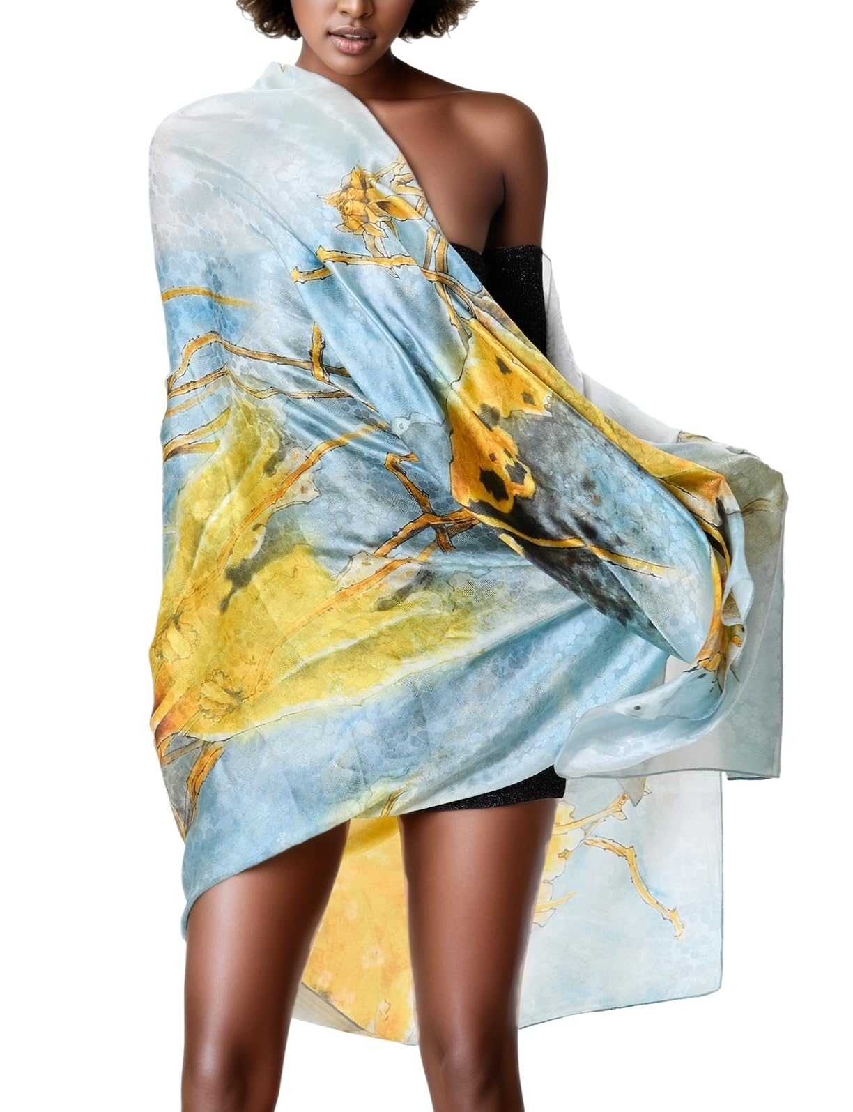 Oversized Mulberry Silk Shawl