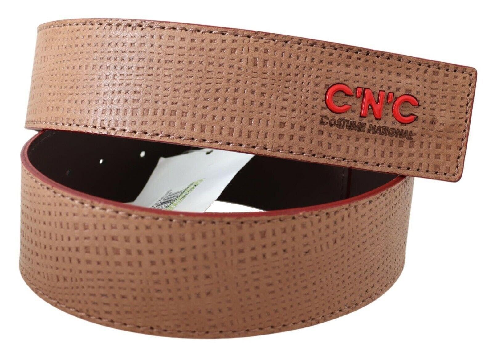 Beige Leather Belt