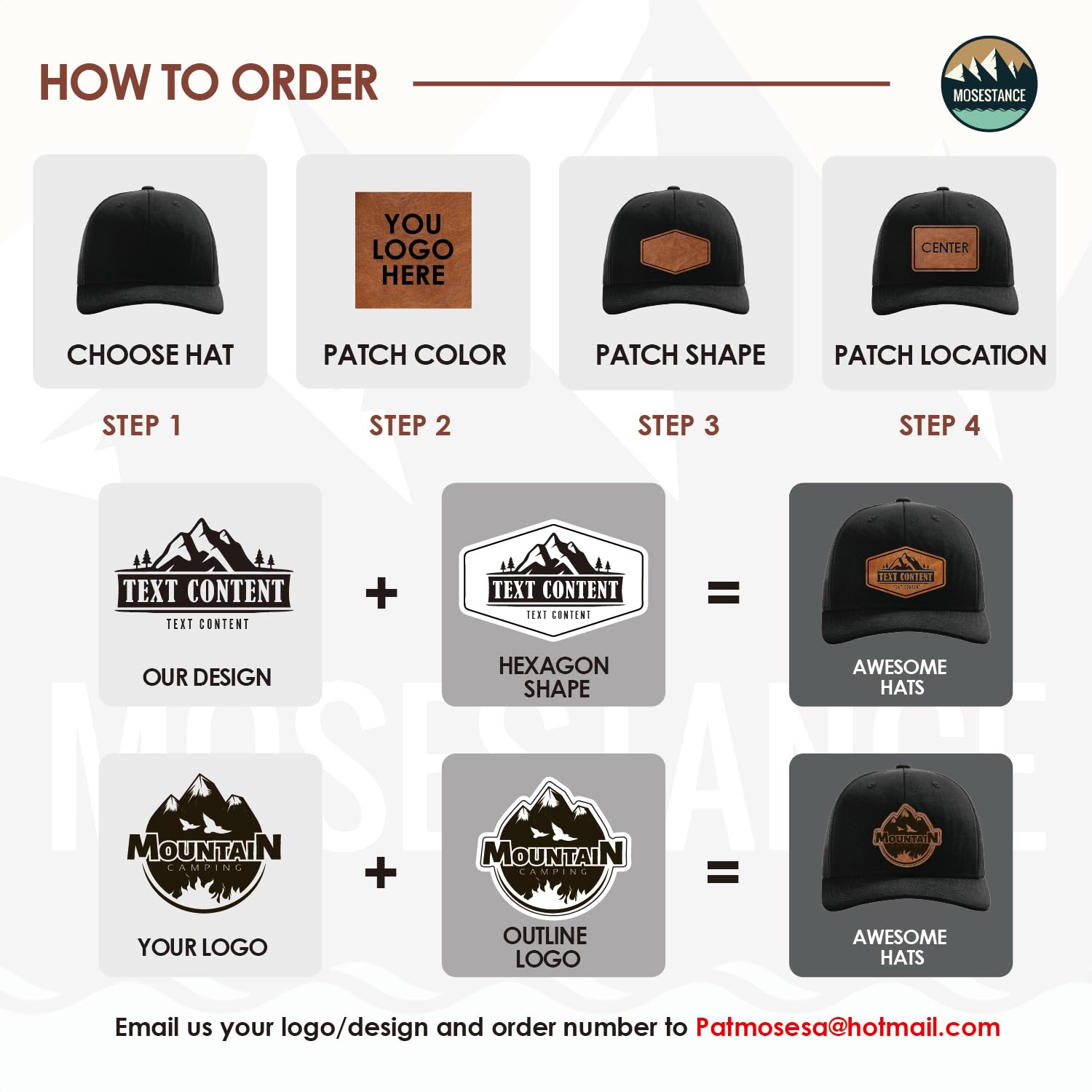 Custom Leather Patch Trucker Hat
