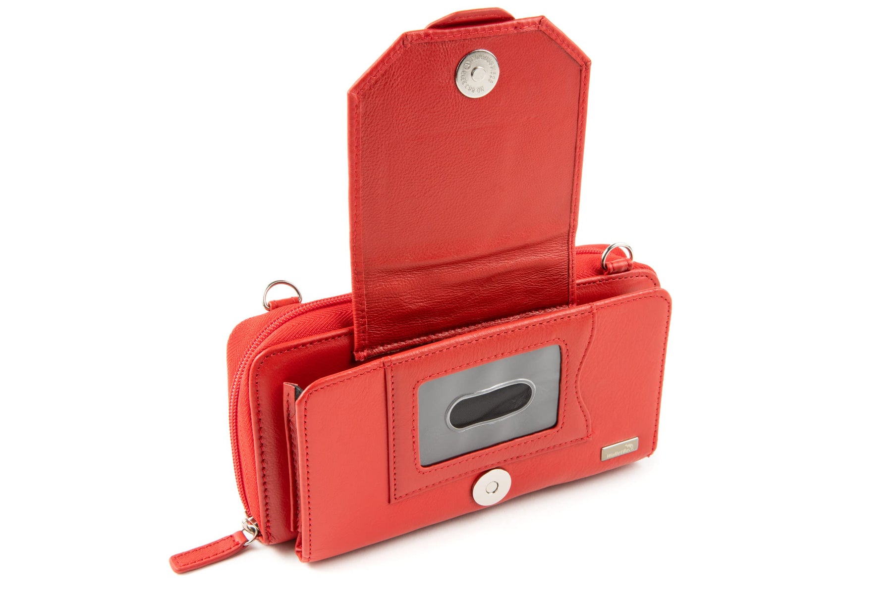 Leather RFID Phone Wallet Crossbody
