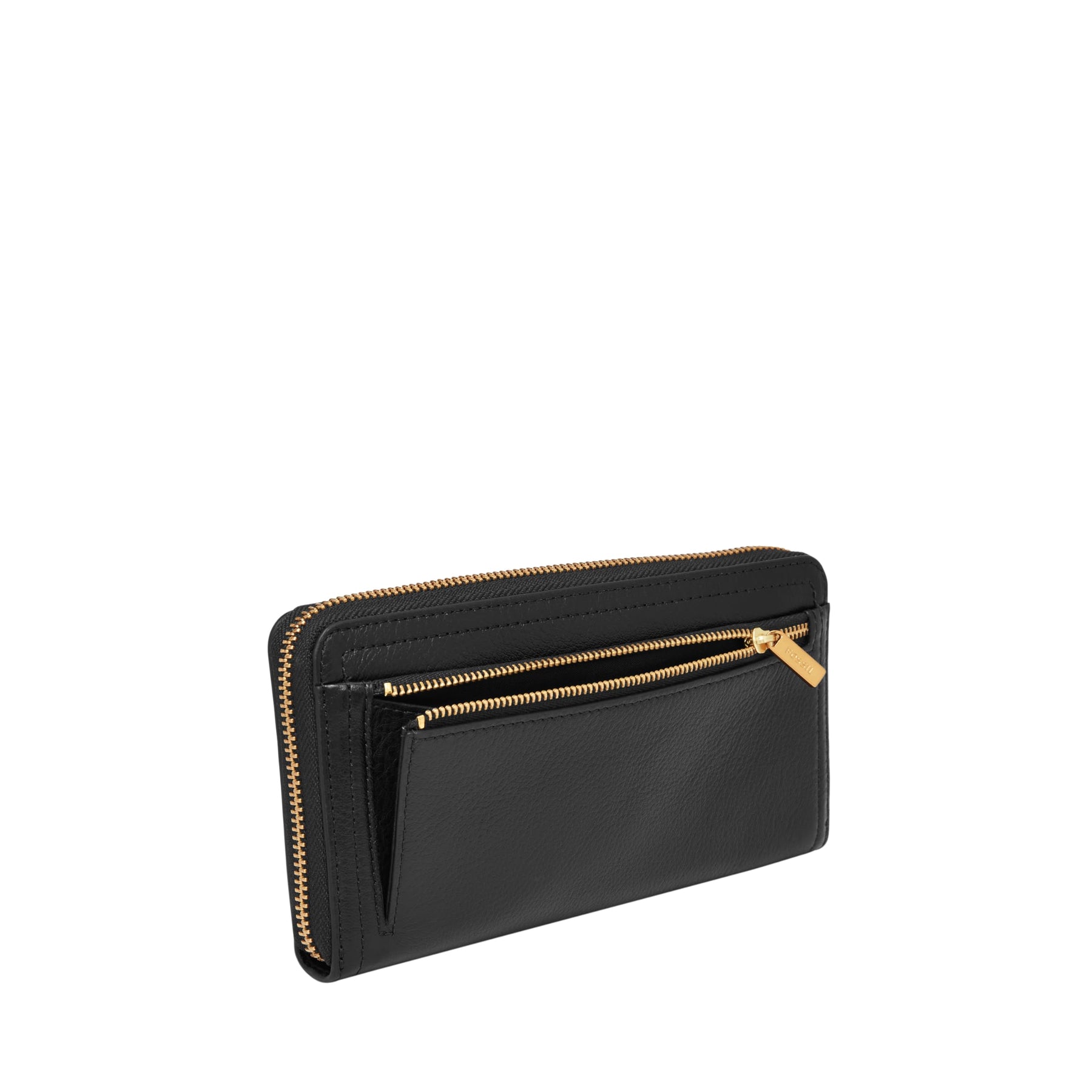 Leather Zip Around Wallet