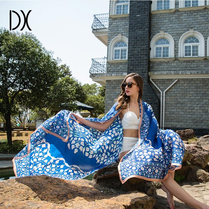 Mulberry Silk Floral Shawl