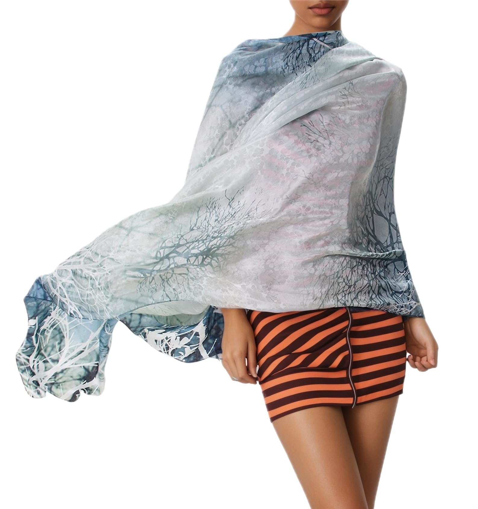 Oversized Mulberry Silk Shawl