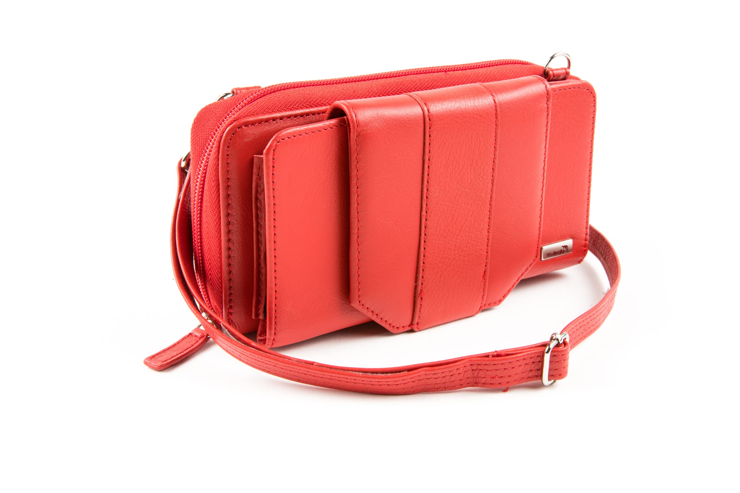 Leather RFID Phone Wallet Crossbody
