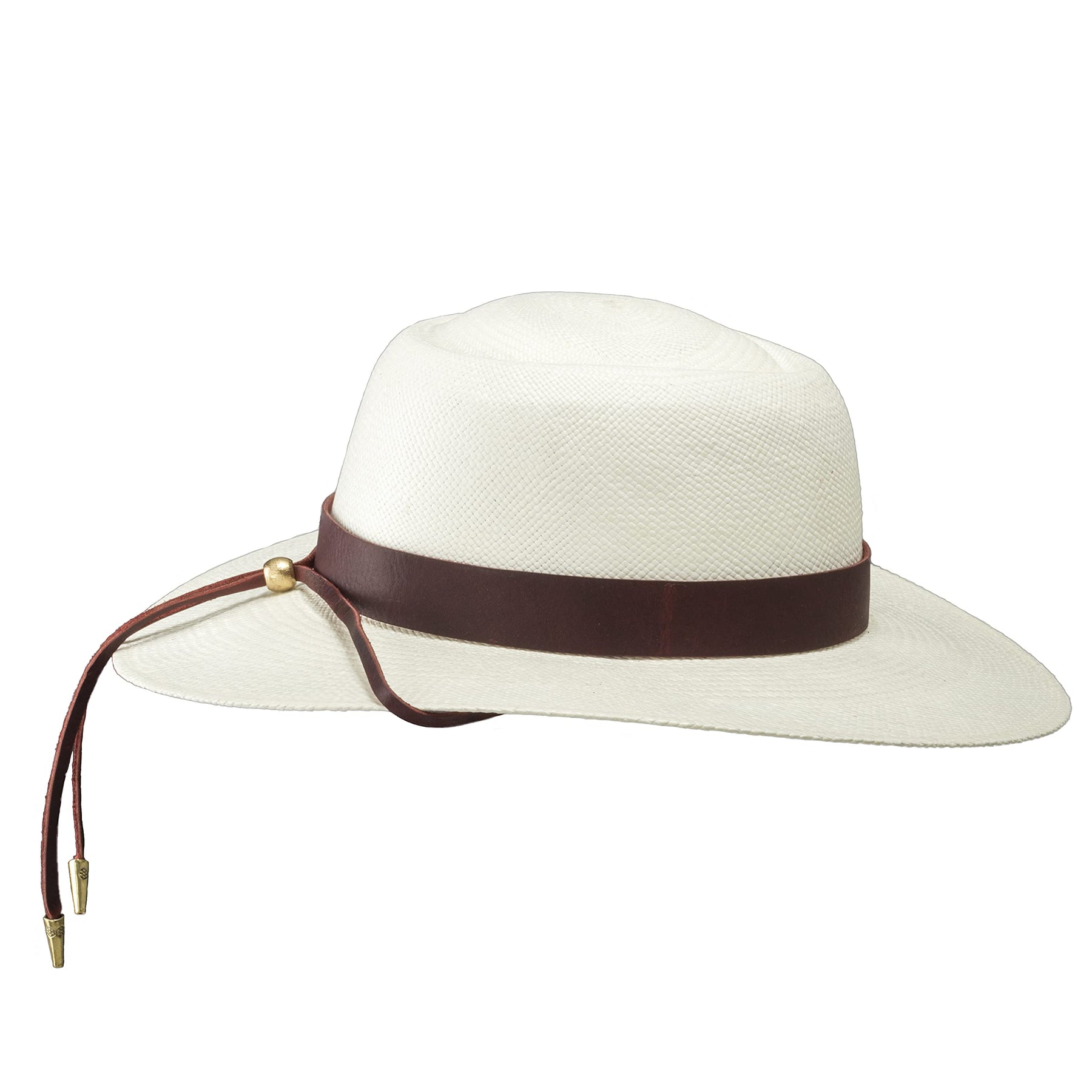 Wide Brim Straw Panama Hat
