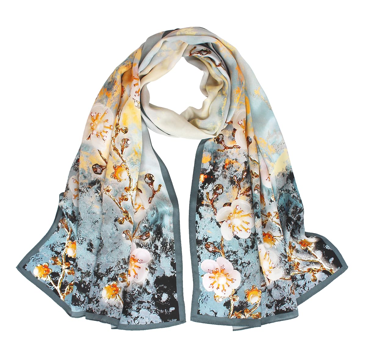 Mulberry Silk Long Scarf