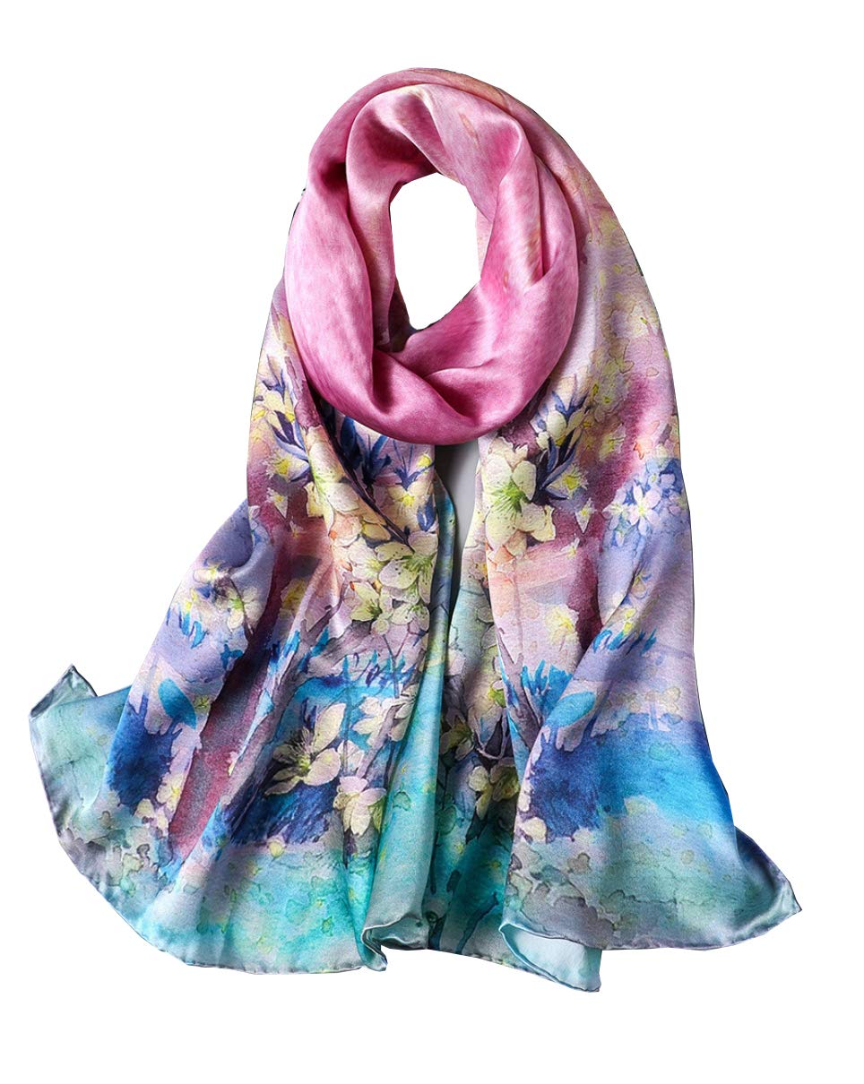 Mulberry Silk Long Scarf