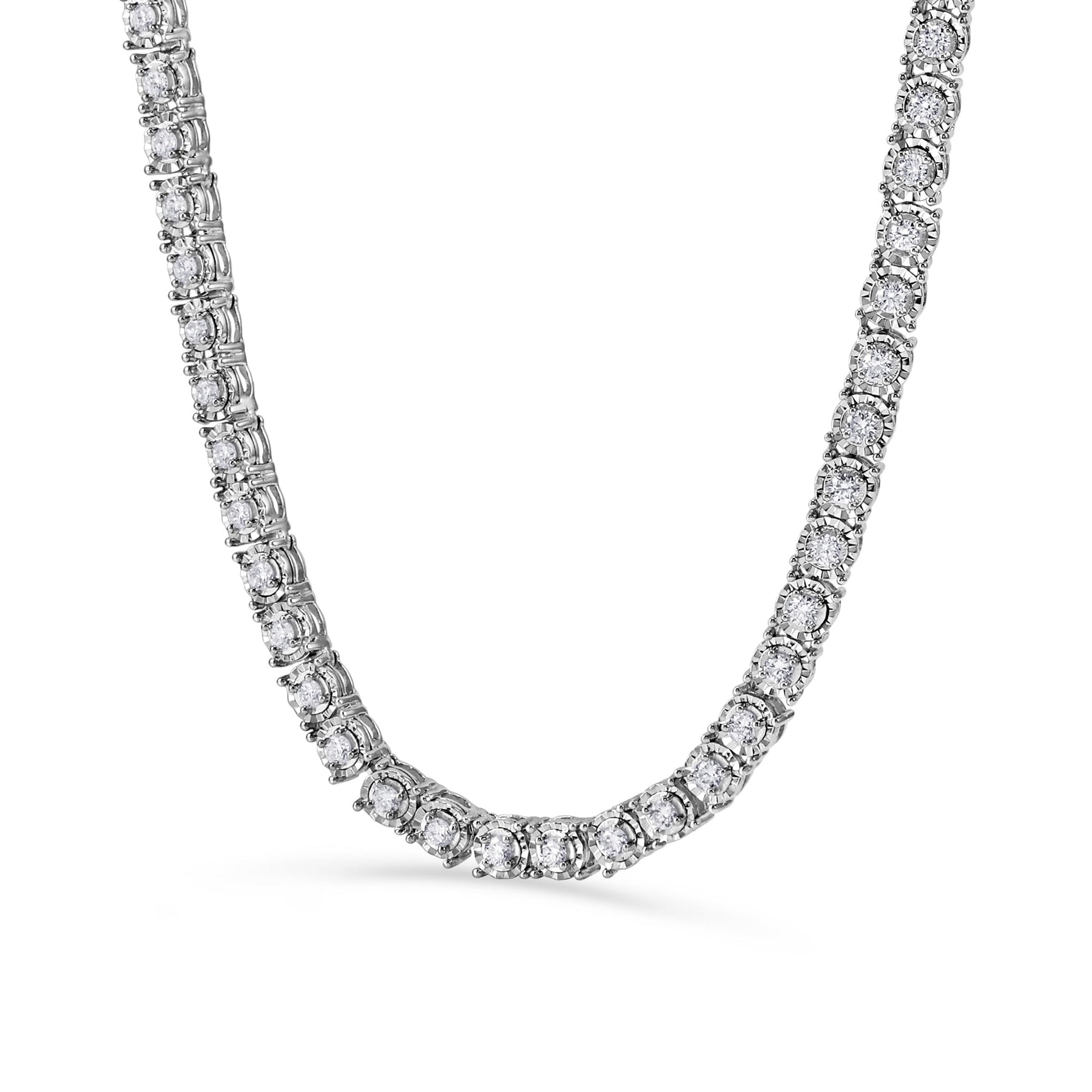 Lab Grown Diamond Tennis Necklace
