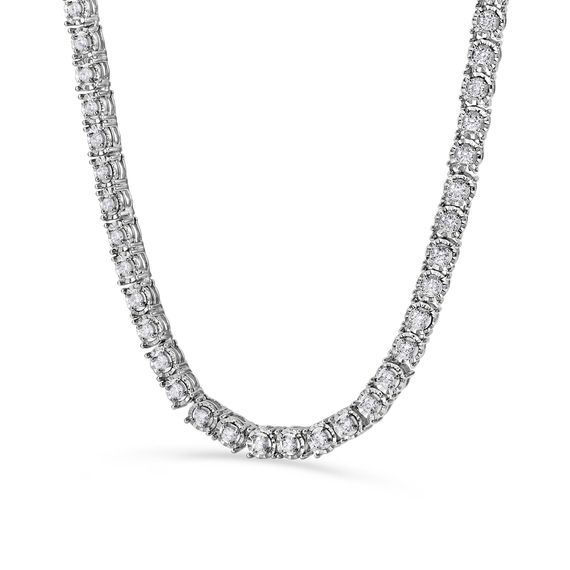 Lab Grown Diamond Tennis Necklace