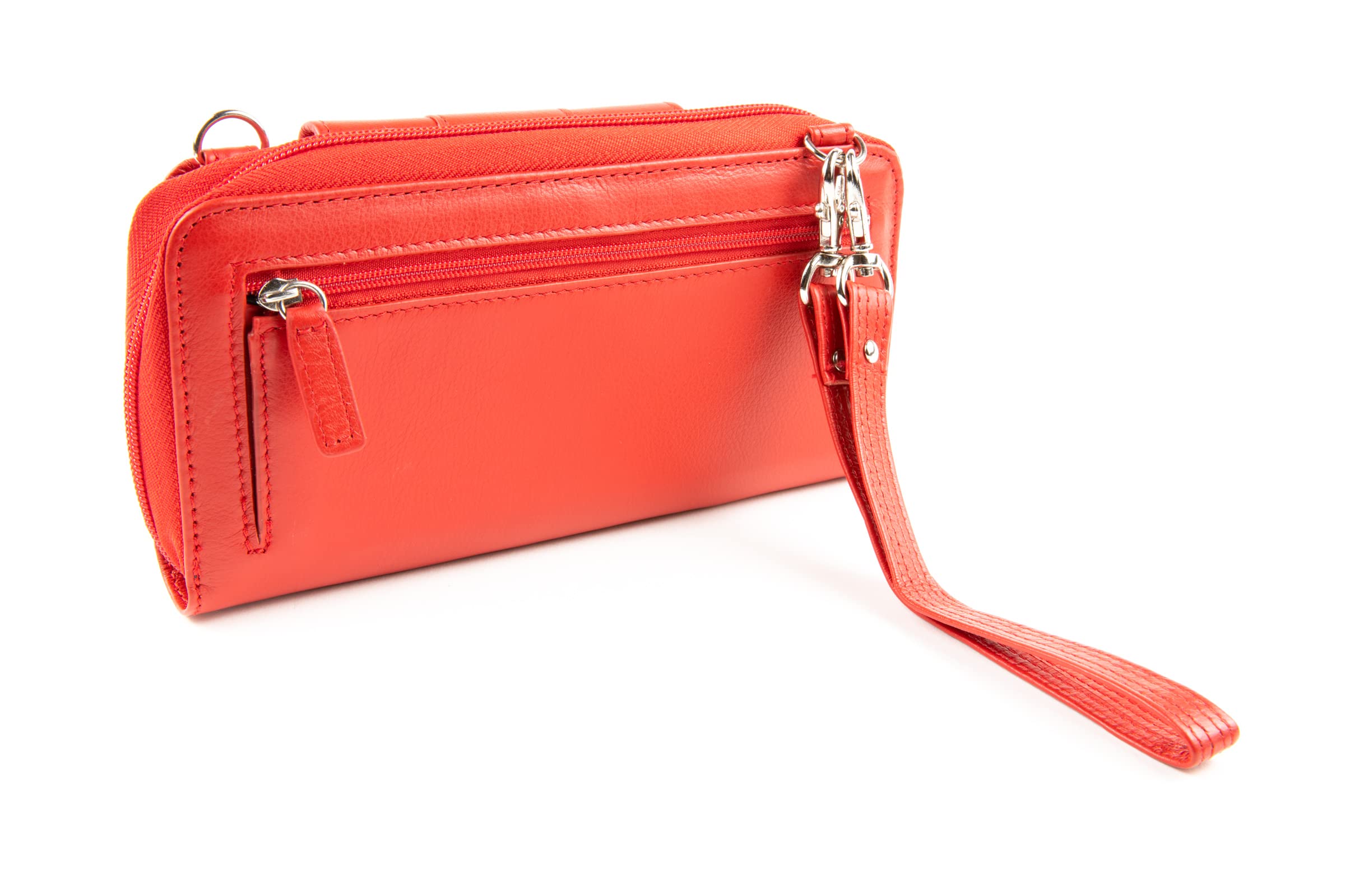 Leather RFID Phone Wallet Crossbody