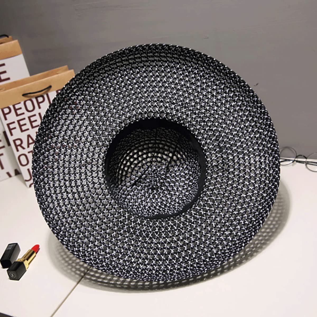 Wide Brim Straw Sun Hat