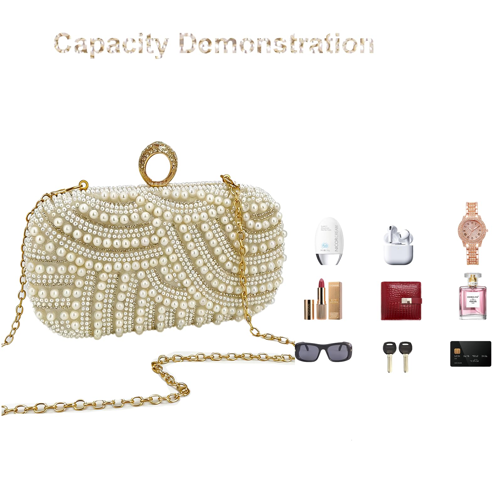 Pearl Evening Clutch Bag