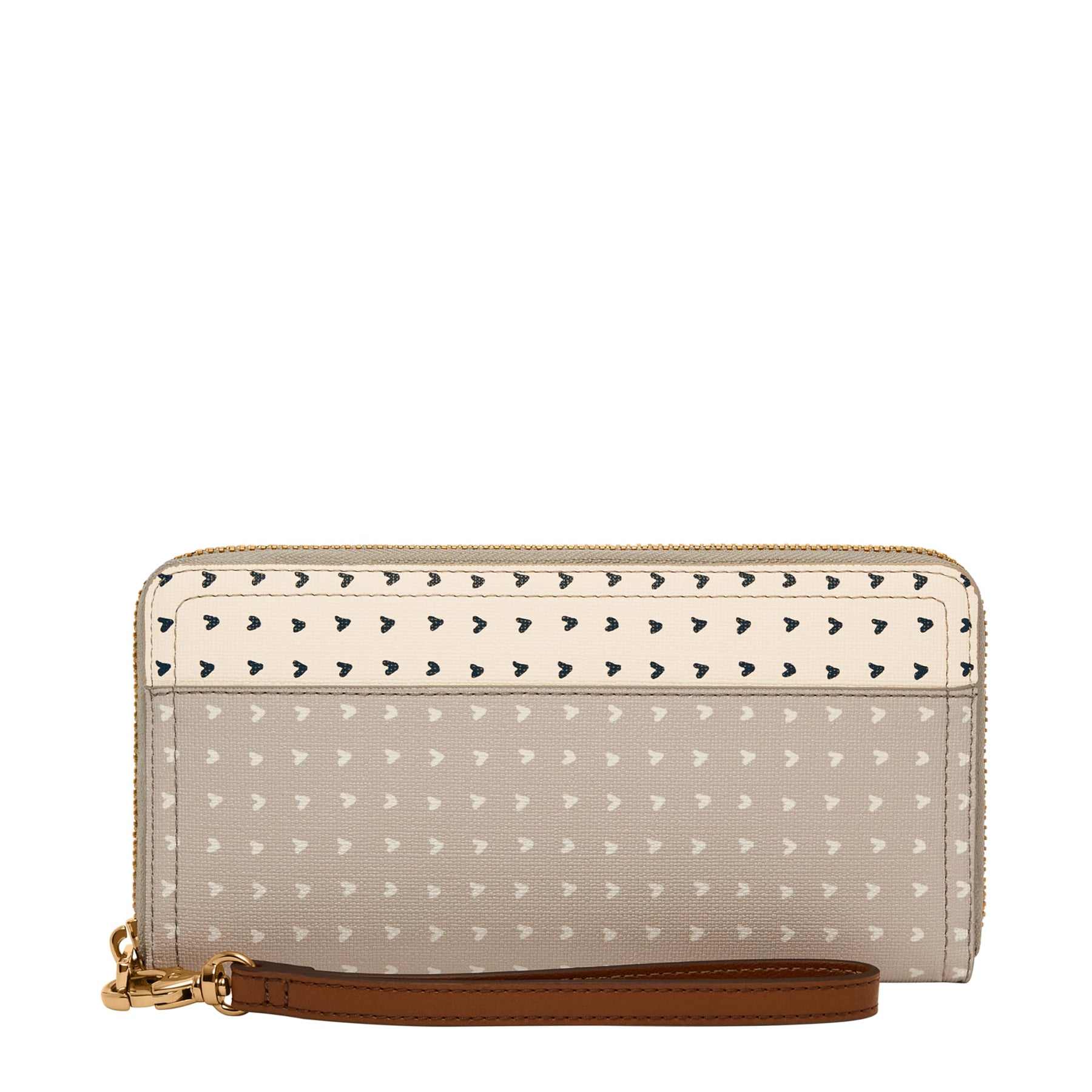 Leather Zip Around Wallet
